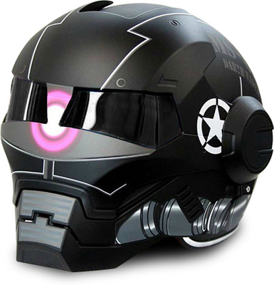 

MASEI Zaku US Army Motorbike Helmet(Black, Pink