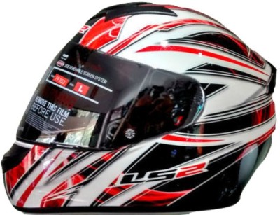 

LS2 Blast Motorbike Helmet(Red, Black, White), Black;red;white