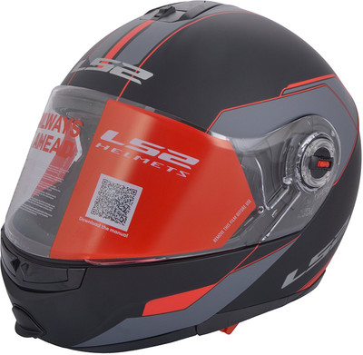 

LS2 Midnight Motorbike Helmet(Black, Red