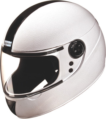 

Studds Chrome Elite Motorsports Helmet(White)