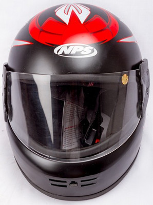

SONIK NPS GL1 Motorbike Helmet(Matt Black/Red