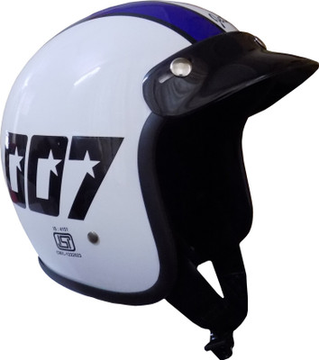 

Anokhe Collections James Bond Style 007 JetStar Motorbike Helmet(White Glossy