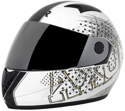

Axor A1 Stunt Motorbike Helmet(White & Silver