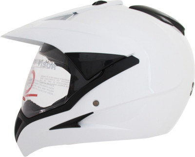 8 OFF on STUDDS MOTOCROSS PLAIN WITH VISOR OFF ROAD FULL FACE