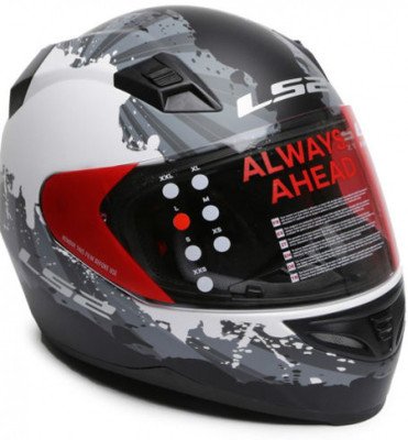 

LS2 Ink Motorbike Helmet(White, Grey, Grey;white