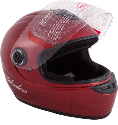 

Autofy Habsolite Shadow Red Motorbike Helmet(Red