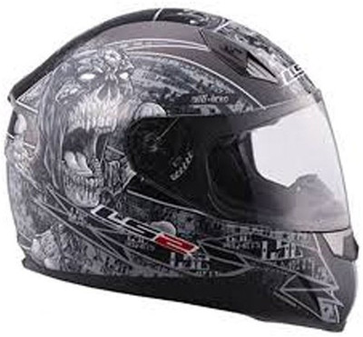 

LS2 FF50 Motorbike Helmet(Black, White)