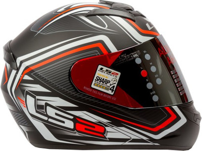 

LS2 Ranger Motorbike Helmet(Black, Matt Red