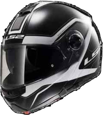 

LS2 FF 386 Armory Motorbike Helmet(Black, White