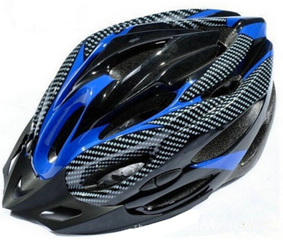 

Anokhe Collections Aerodynamic adjustable size bicycle helmet Cycling Helmet(Black, Blue