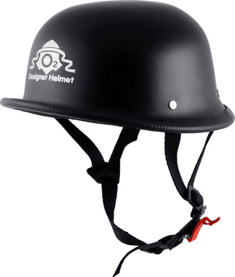 

Autofy O2 German Helmet With Matte Finishing Motorbike Helmet(Black