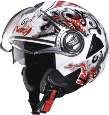 

Studds Downtown D1 Motorsports Helmet(D1 WHITE N2