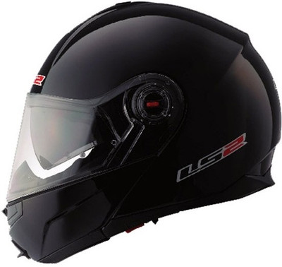 LS2 Flip Up Motorsports Helmet(Matt Black) available at flipkart for Rs.6700