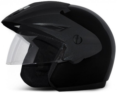

Vega Cruiser With Peak Motorbike, Motorsports, Cycling Helmet(Black)