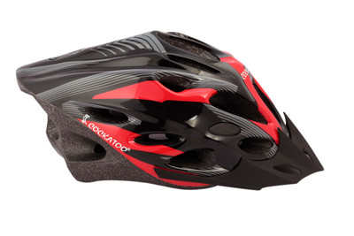 

COCKATOO Professional Cycling Helmet(Black, Red