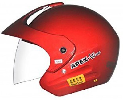 

Greenstone Apex Wow Bluetooth Motorbike Helmet(Red