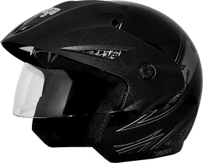 

Vega Cruiser W/P Arrows Motorsports Helmet(Silver, Black, Black;silver