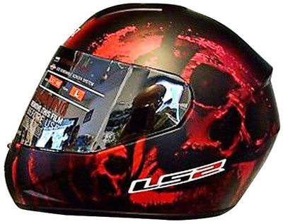 

LS2 Hidden Matte Motorbike Helmet(Black, Red)