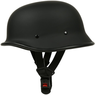 

Anokhe Collections German World War 2 Retro Style Motorbike Helmet(Black Matte