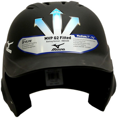 

Mizuno MVPG2-A Baseball Helmet(Black)