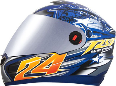 

Steelbird AIR Hovering Men's Helmet Motorbike Helmet(Glossy Yamha Blue//Yellow