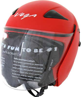 

Vega Eclipse Motorsports Helmet(Dull Red)