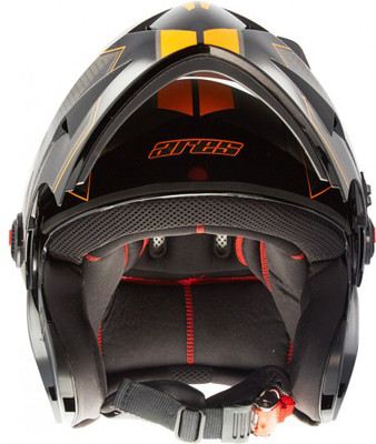 

Steelbird A-1 Race with Extra Visor Motorbike Helmet(Black
