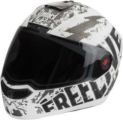 

Steelbird SBA-1 Free Live Matt White & Grey Motorbike Helmet(Multicolor