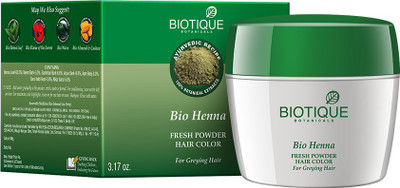 20% OFF on BIOTIQUE Bio Henna Fresh powder hair color for Greying Hair(90 g) on Flipkart 20% OFF on BIOTIQUE Bio Henna Fresh powder hair color for Greying Hair(90 g) on Flipkart
