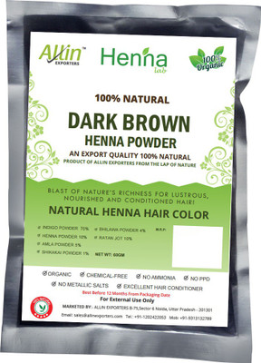 

Allin Exporters Natural Dark Brown Henna Hair Color(60 g)