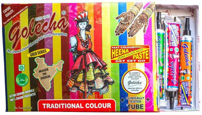 

Golecha Multi Color Henna Tubes(398 g)
