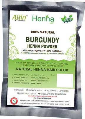 

Allin Exporters Natural Burgundy Henna Hair Color(60 g)