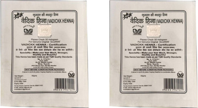 

A.K. THAKRAL'S HERBAL HEENA COLOUR ( VADICK) Hair Color(NATURAL BLACK)