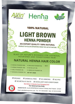 

Allin Exporters Natural Light Brown Henna Hair Color(60 g)