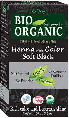 

Indus Valley Bio Organic Henna Hair Color Soft Black(100 g)