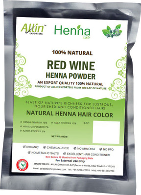

Allin Exporters Natural Red Wine Henna Hair Color(60 g)