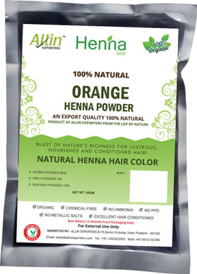 

Allin Exporters Natural Orange Henna Hair Color(60 g)