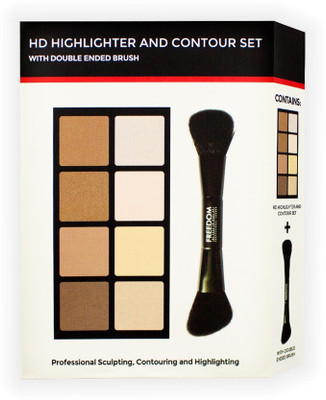 

Freedom HIGHLIGHTER &CONTOUR SET Highlighter(CONTOUR SET DOUBLE END BRUSH)