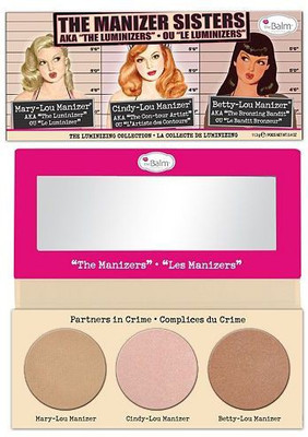 

The Balm Manizer Sisters Highlighter(Light Golden, Pink, Beige)