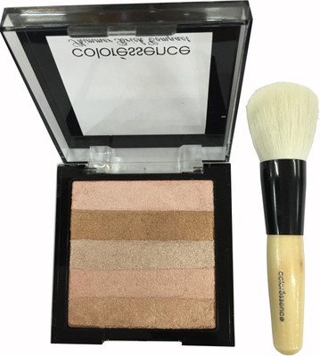 

Coloressence Bronze Shimmer Brick Kit With Brush Highlighter(Vs 02 Pink Quzrtz)