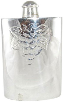 

GoldGiftIdeas Plain German Silver Hip Flask(250 ml)