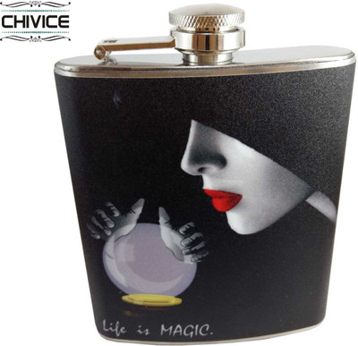 

CHIVICE Designer Stainless Steel Hip Flask(203 ml)