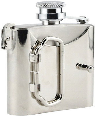 58% OFF on Taino Belt Stainless Steel Hip Flask(80 ml)