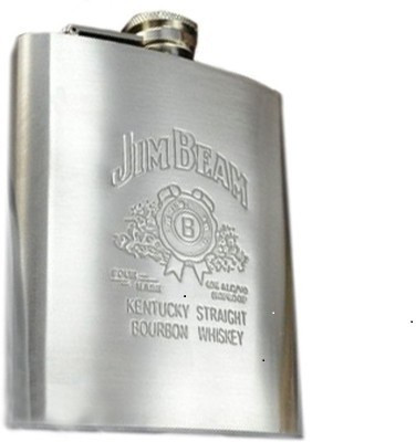 

Jimbeam Wisemart Plain Hip Flask(235 ml)