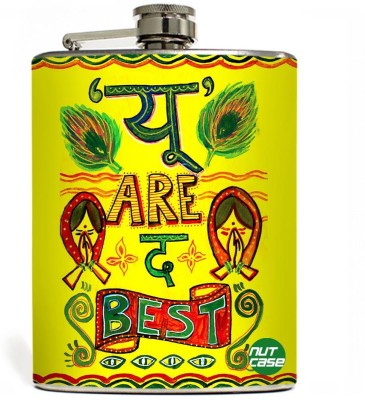 Nutcase U Are The Best Stainless Steel Hip Flask(250 ml)