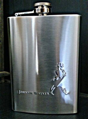 

Star Magic Jonnie Walker Stainless Steel Hip Flask(296 ml)