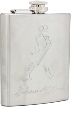 

Chrome Johnnie Walker Steel Hip Flask(207 ml)