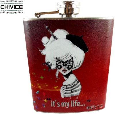 

CHIVICE Designer Stainless Steel Hip Flask(203 ml)