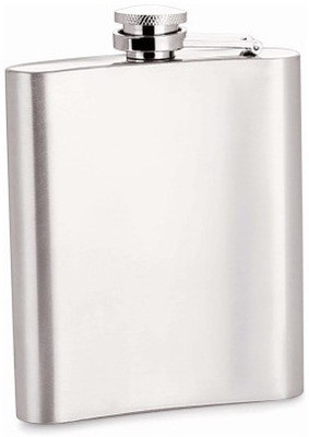 

ACCESSOREEZ Silver Hip Flask(270 ml)