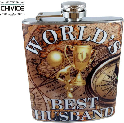 

CHIVICE Designer Stainless Steel Hip Flask(203 ml)